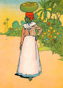 Eine Straße in Jamaika, 1912