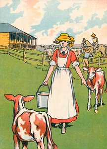 Eine australische Molkerei, 1912