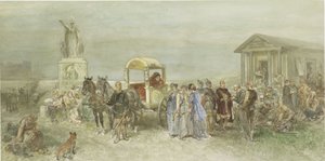 Marktplatz mit Römern und Batavern