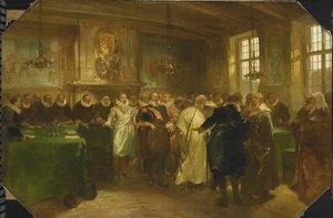 Prinz Moritz von Oranien empfängt eine Delegation aus Russland im Jahr 1614, 1874 von Charles Rochussen