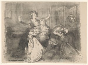 Szene aus dem Theaterstück Marie Antoinette von Charles Rochussen