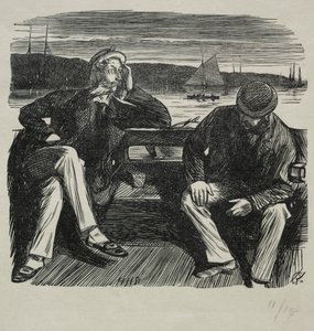 Lady Nelly - die Kokette von Charles Samuel Keene