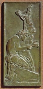 Nymphe und Satyr, ca. 1930