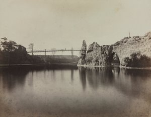 Buttes Chaumont, Paris, ca. 1860er Jahre von Charles Soulier