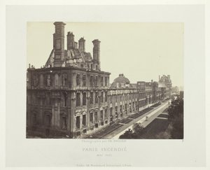 Pariser Brand (Palais des Tuileries, Pavillon de Marsan) von Charles Soulier