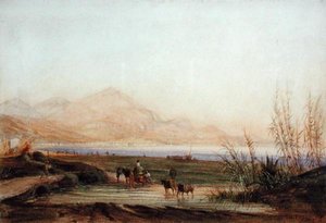 Die Baie des Anges, Nizza von Charles Theodore  Frere