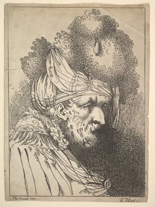 Orientalischer Kopf, ca. 1803 von Charles Theodosius Heath