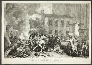 Eroberung der Bastille, 14. Juli 1789 von Charles Thevenin