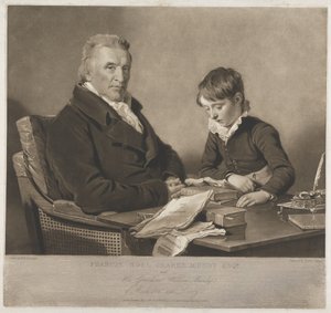 Francis Noel Clark Mundy und sein Enkel William von Charles Turner