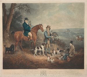 Malcolm Fleming von Barochan 1745-1811. Falknerei