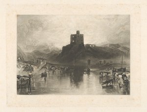 Schloss Norham am Fluss Tweed von Charles Turner