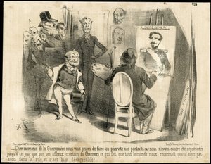 Illustration von Charles Vernier (? -1887) in Le Charivari