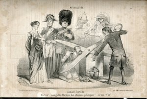 Illustration von Charles Vernier (? -1887) in Le Charivari