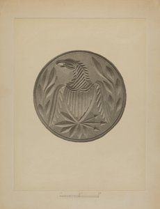 Pa. Deutscher Butterstempel