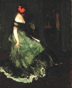 Die rote Schleife von Charles Webster Hawthorne