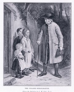 Der Dorfschullehrer, aus The Magazine of Art 1893, Cassell and Company