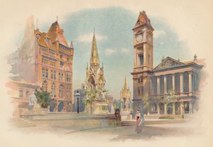 Chamberlain Square, Birmingham. Das Mädchengymnasium, ca. 1890