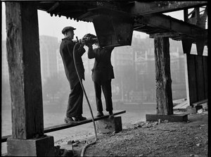 Abriss der Waterloo-Brücke, Lambeth, Greater London Authority, 1936