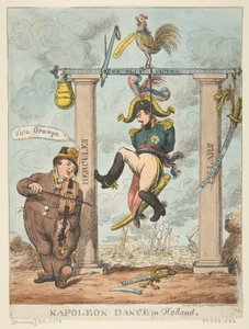 Napoleon Tanz in Holland, 1. Januar 1814 von Charles Williams