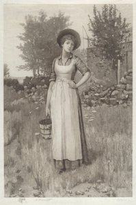 Ohne Titel (Bauerntochter) von Charles X. Harris