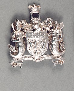 Viktorianisches Livree-Abzeichen, 1841 von Charles and Storer Reily