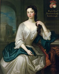 Porträt von Henrietta, Tochter von Henry, 1. Viscount St. John, verheiratet 1727 mit Robert Knight, Baron Luxborough of Shannon, 1745