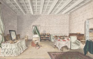 Entwurf für Innenraum, ca. 1830