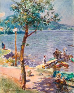 Ansicht eines Sees, 1893