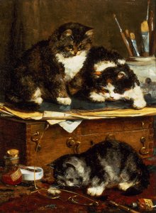 Das Atelier des Künstlers von Charles van den Eycken