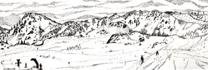 Skifahren in Österreich #2, 2020 von Charlotte Orr