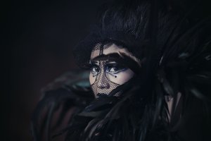 Geheimnisvolle verschleierte Frau von Che Abu Bakar