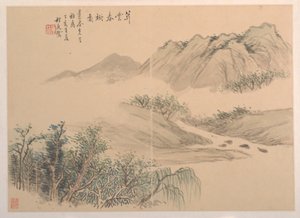 Landschaft, datiert 1827