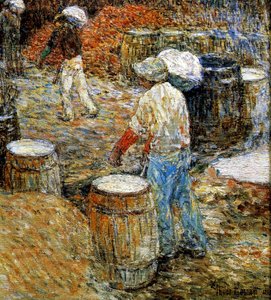 New York, Maurer von Childe Frederick Hassam