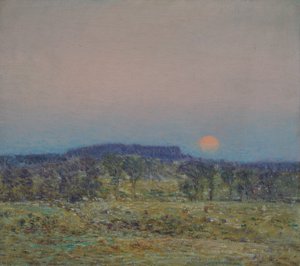 September-Mondaufgang von Childe Frederick Hassam