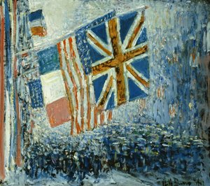 Die große Parade von Childe Frederick Hassam