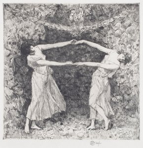 Der Lorbeertanz von Childe Frederick Hassam
