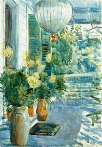 Veranda des alten Hauses