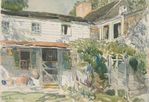 Rückseite des alten Hauses