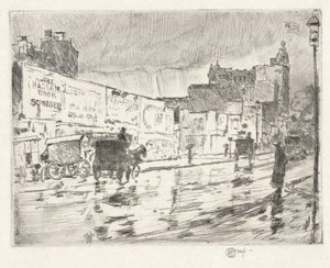 Werbetafeln von Childe Hassam