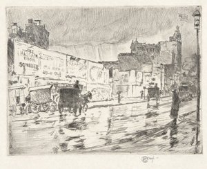 Plakatwände von Childe Hassam