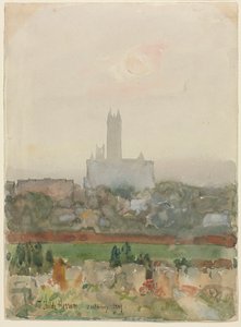 Canterbury Cathedral recto, 1889