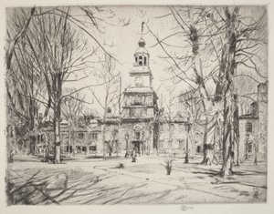 Unabhängigkeitshalle von Childe Hassam