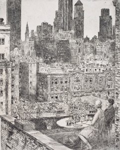 New Yorker Frühling 1931 von Childe Hassam