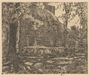 Das "Home Sweet Home" Cottage, Easthampton von Childe Hassam