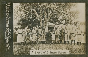 Eine Gruppe chinesischer Boxer
