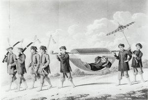 Eine Sänfte von Chinese School