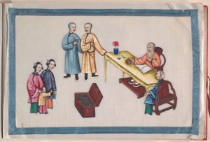 Album, spätes 19. Jahrhundert (Album von zwölf Blättern)