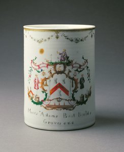 Ein Wappenbecher, Qianlong-Periode (1736-95) ca. 1775