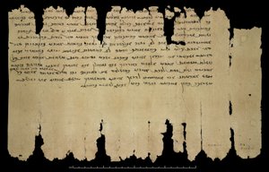 Alte sogdische Briefe 1 und 2 (312 oder 313). Dunhuang (Provinz Gansu, China), Bd. XII, Or. 8212/92 von Chinese School