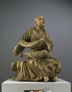 Drachenbändiger Luohan, ca. 14. Jahrhundert von Chinese School
